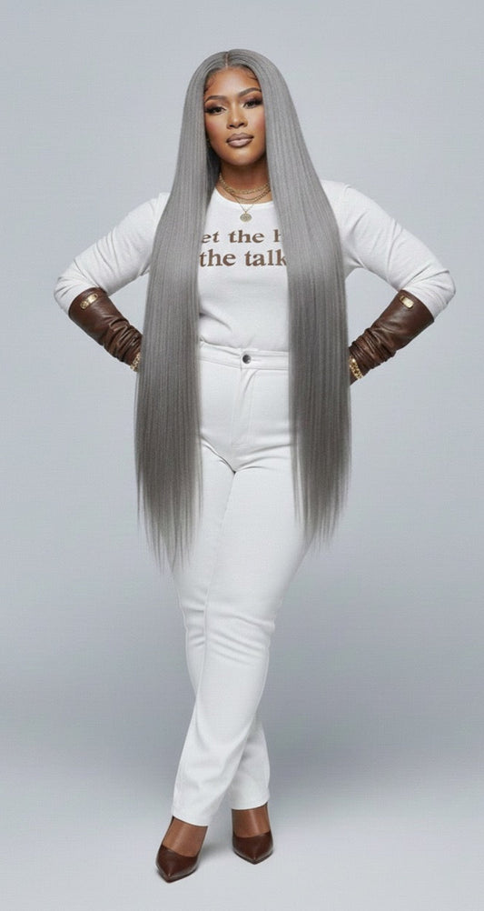 Raw Indian Grey Straight