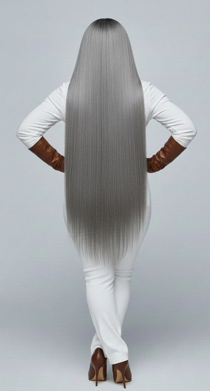 Raw Indian Grey Straight