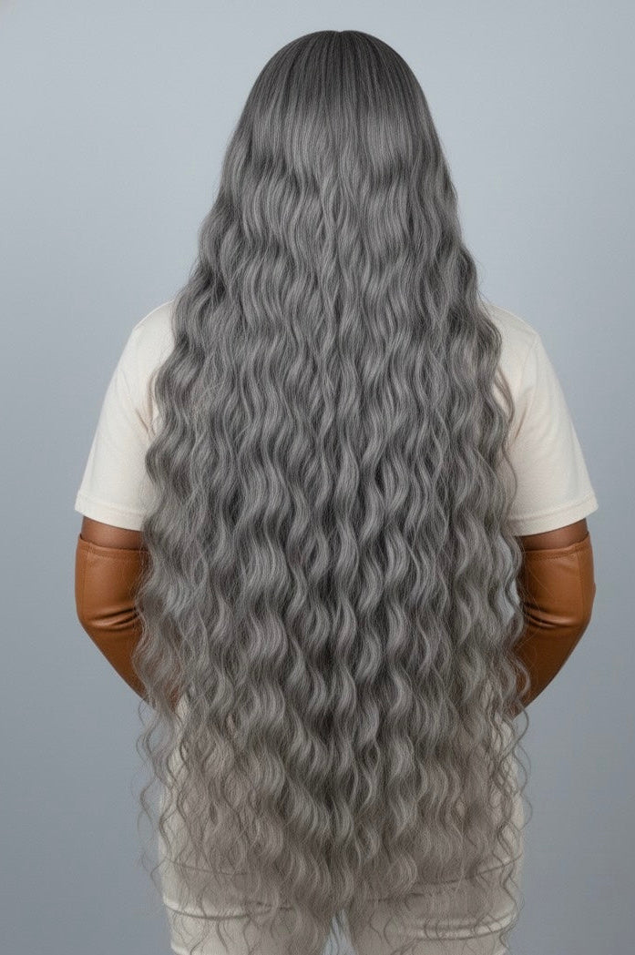 Raw Indian Grey wavy