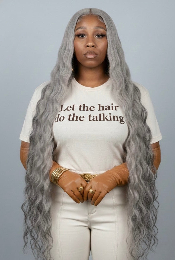 Raw Indian Grey wavy