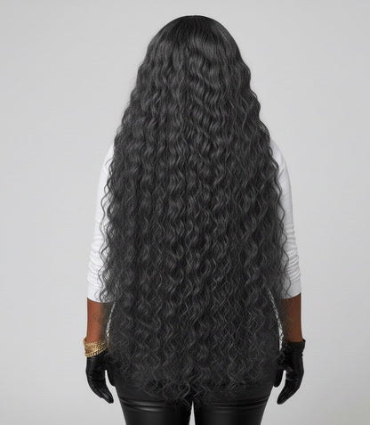 Raw Indian grey curly