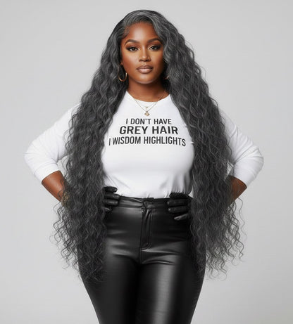 Raw Indian grey curly