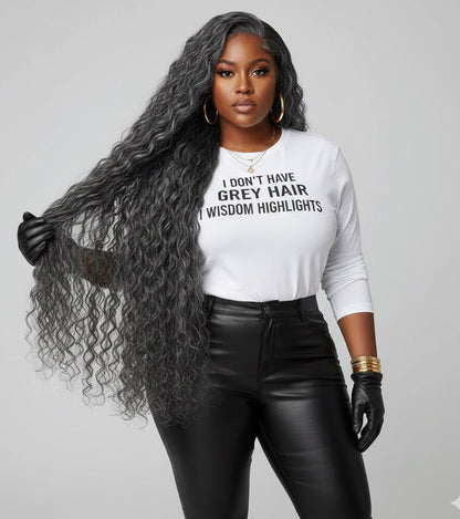 Raw Indian grey curly