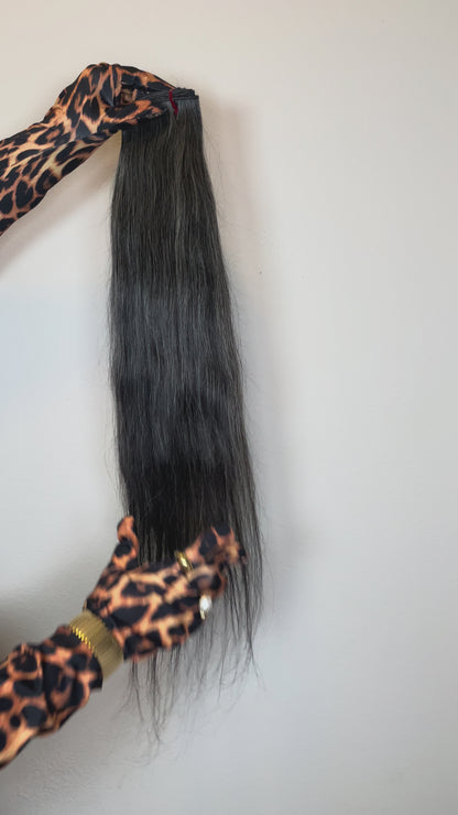 Raw Indian Grey Straight